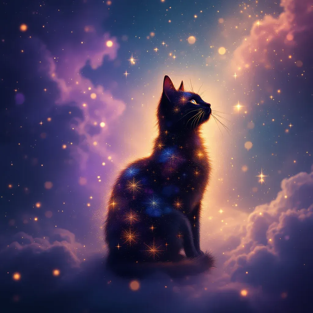 Alacalı Kedi — Kedi sembolünün alacalı kedi varyantını temsil eden cosmic mini görsel.