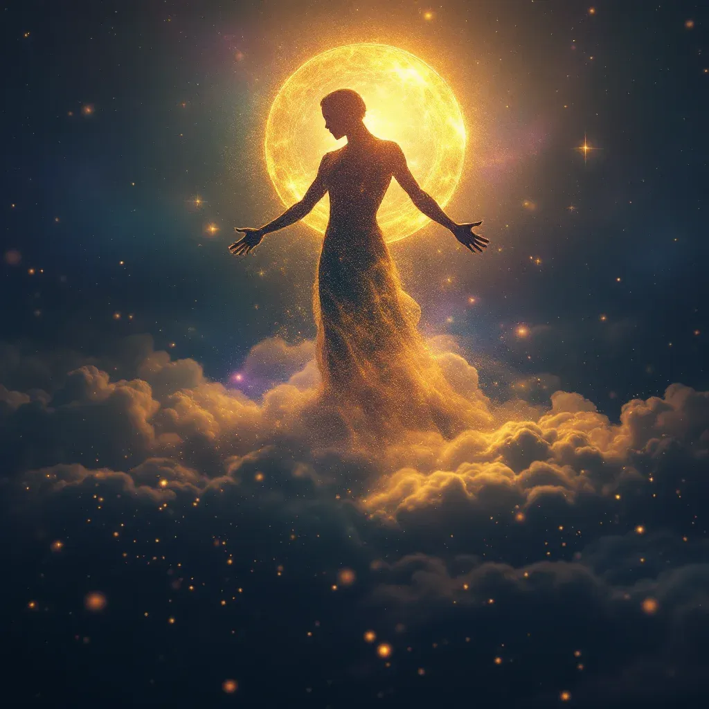 Gold Key — A cosmic mini image representing the gold key variant of the key symbol.