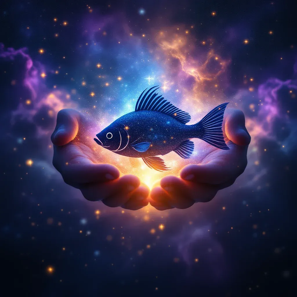 Balık Satın Almak — Balık sembolünün balık satın almak varyantını temsil eden cosmic mini görsel.