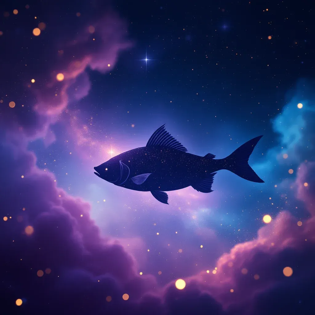 Balık Taşımak — Balık sembolünün balık taşımak varyantını temsil eden cosmic mini görsel.