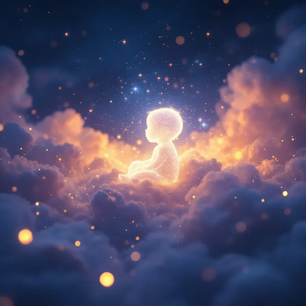 Beyaz Bebek — Bebek sembolünün beyaz bebek varyantını temsil eden cosmic mini görsel.