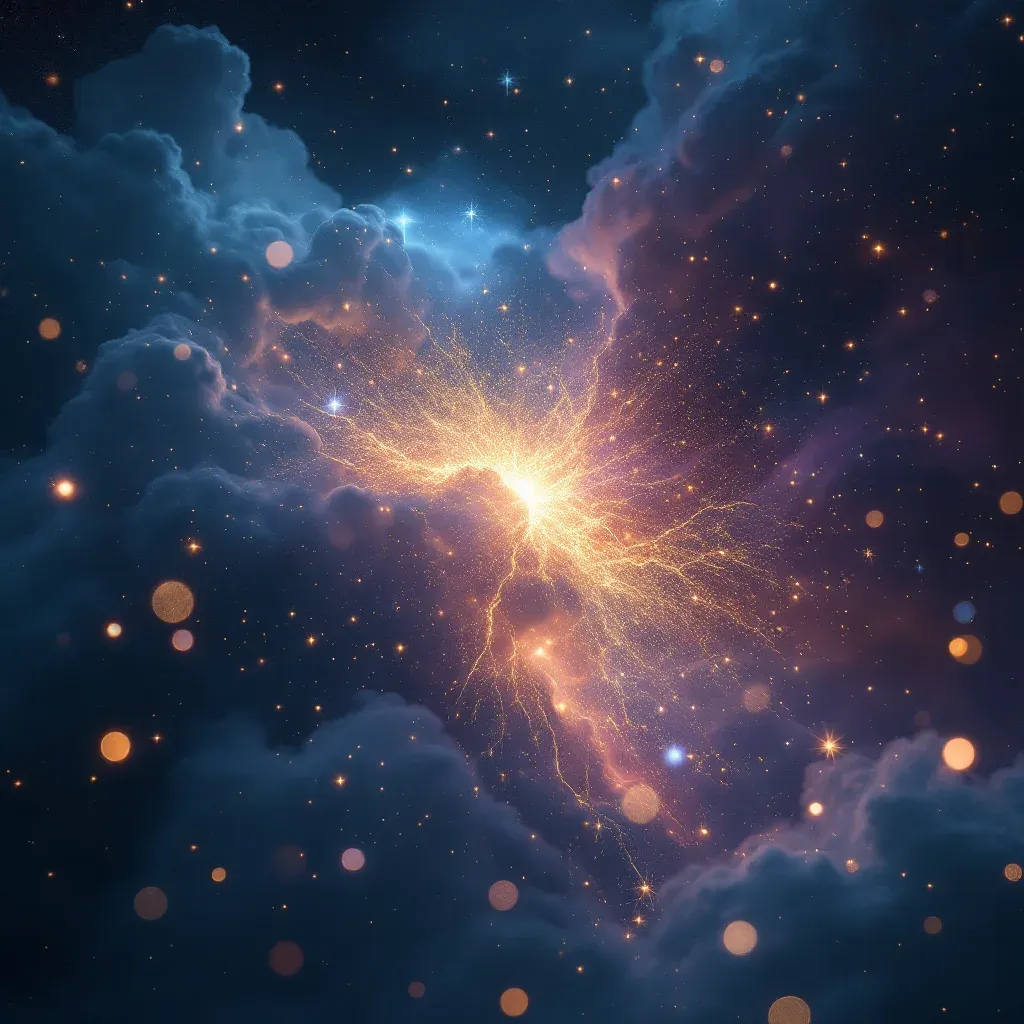 Beyaz Deprem — Ruyada Deprem Gormek sembolünün beyaz deprem varyantını temsil eden cosmic mini görsel.