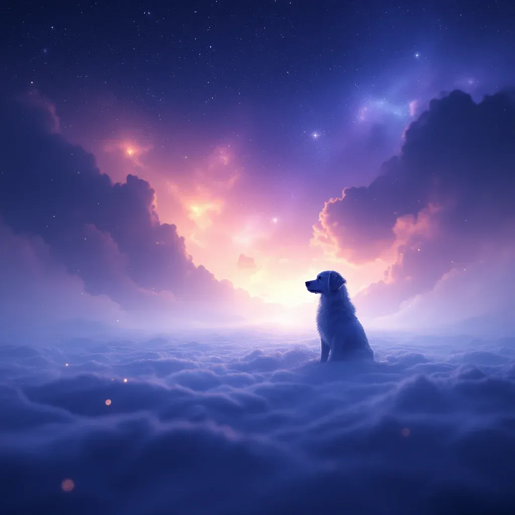 Beyaz Köpek — Köpek sembolünün beyaz köpek varyantını temsil eden cosmic mini görsel.