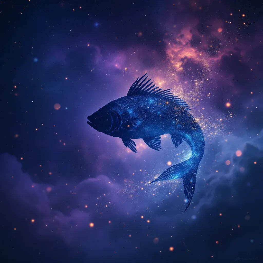 Canlı Balık Görmek — Balık sembolünün canlı balık görmek varyantını temsil eden cosmic mini görsel.