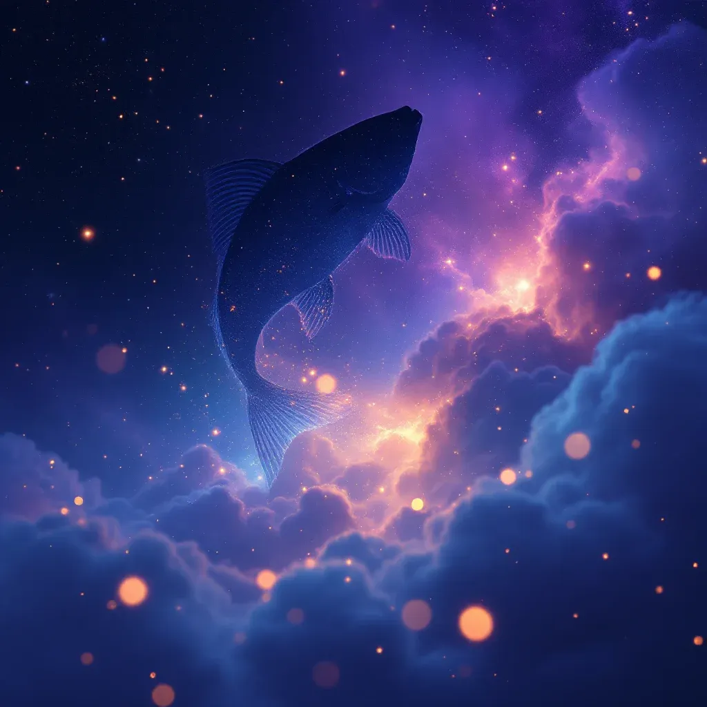 Çok Balık Görmek — Balık sembolünün çok balık görmek varyantını temsil eden cosmic mini görsel.