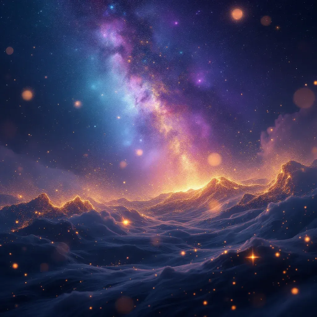 Depremde Sessiz Kalmak — Ruyada Deprem Gormek sembolünün depremde sessiz kalmak varyantını temsil eden cosmic mini görsel.