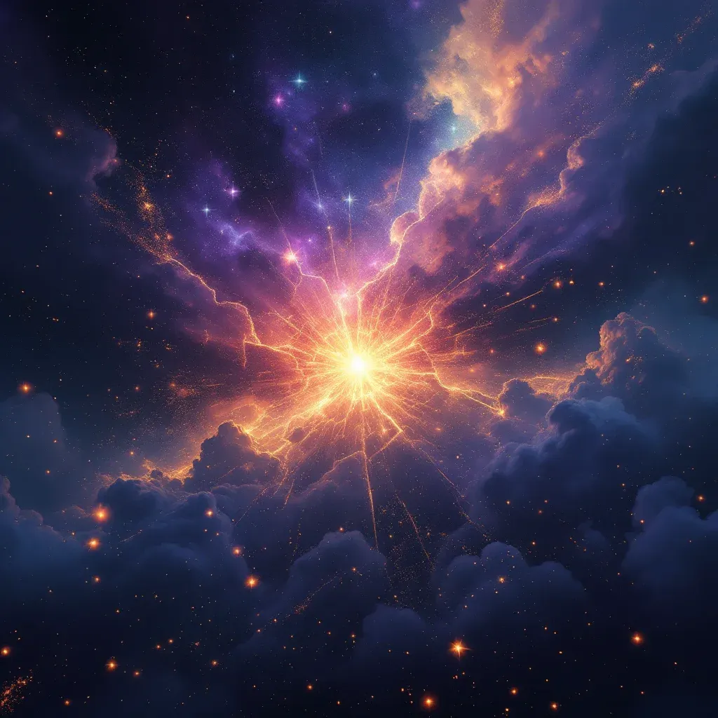Depremden Korkmak — Ruyada Deprem Gormek sembolünün depremden korkmak varyantını temsil eden cosmic mini görsel.