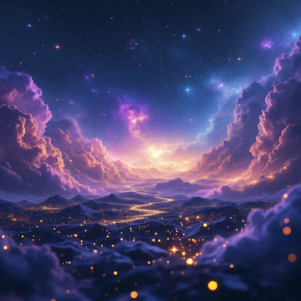 Depremi Normal Bulmak — Ruyada Deprem Gormek sembolünün depremi normal bulmak varyantını temsil eden cosmic mini görsel.