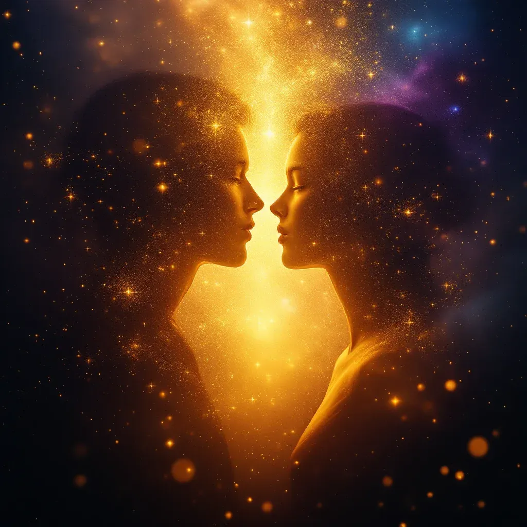 Eski Sevgiliye Sarılmak — Eski Sevgiliyi sembolünün eski sevgiliye sarılmak varyantını temsil eden cosmic mini görsel.
