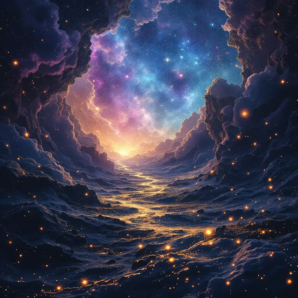 Evde Deprem Görmek — Ruyada Deprem Gormek sembolünün evde deprem görmek varyantını temsil eden cosmic mini görsel.