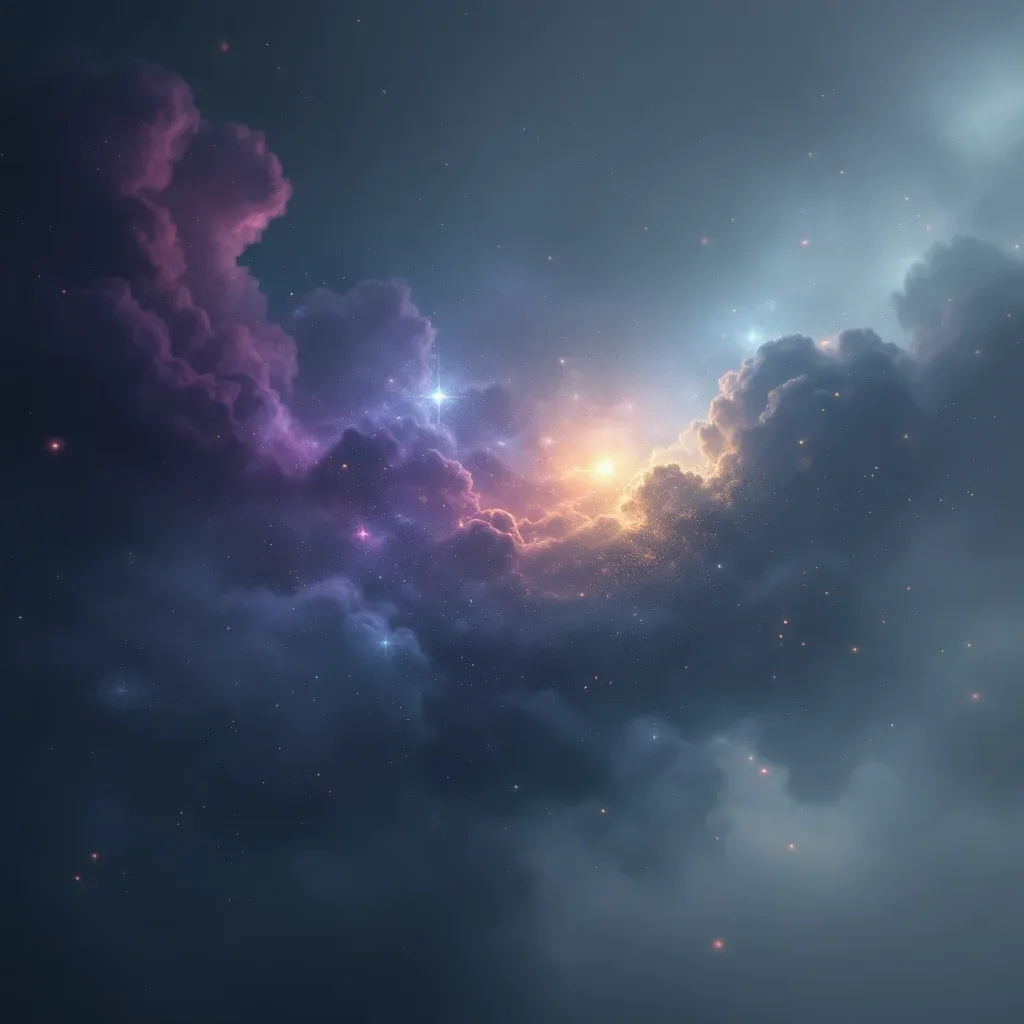 Salir de un túnel gris — Imagen mini cósmica que representa la variante de salir de un túnel gris del símbolo de verse saliendo del túnel en sueños.