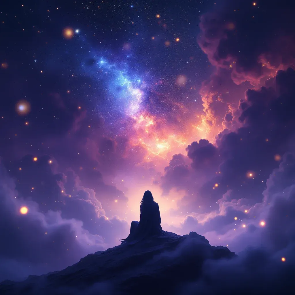 Ibn Sirin Penceresi — Ruyada Orumcek Gormek sembolünün ibn sirin penceresi varyantını temsil eden cosmic mini görsel.