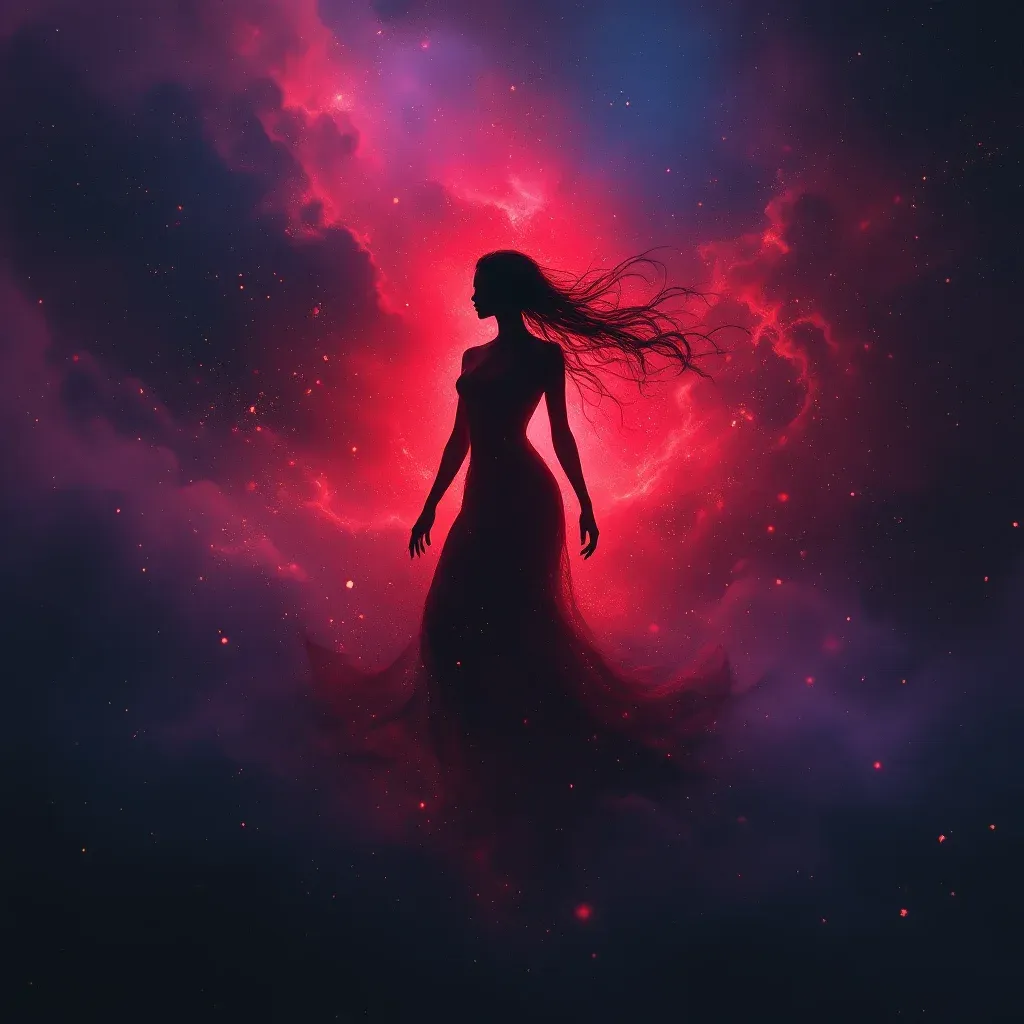Boda roja — imagen mini cósmica que representa la variante roja del símbolo de ir a una boda en sueños.
