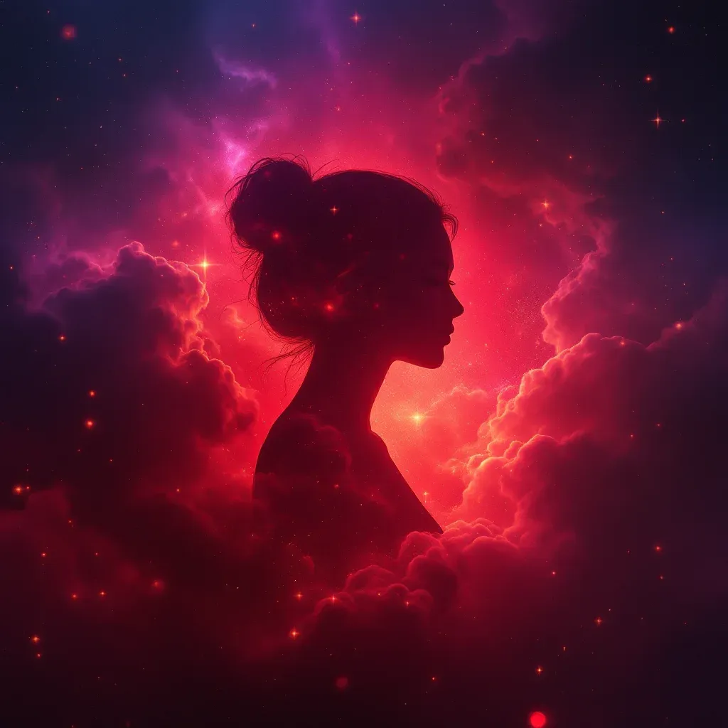 Figura Roja — Imagen cósmica pequeña que representa la variante de figura roja del símbolo de alguien intentando ahogarte.
