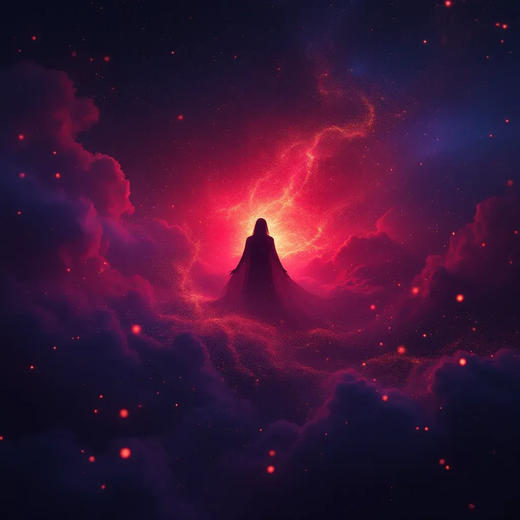Kırmızı Gelinlik — Gelinlik Giymek sembolünün kırmızı gelinlik varyantını temsil eden cosmic mini görsel.
