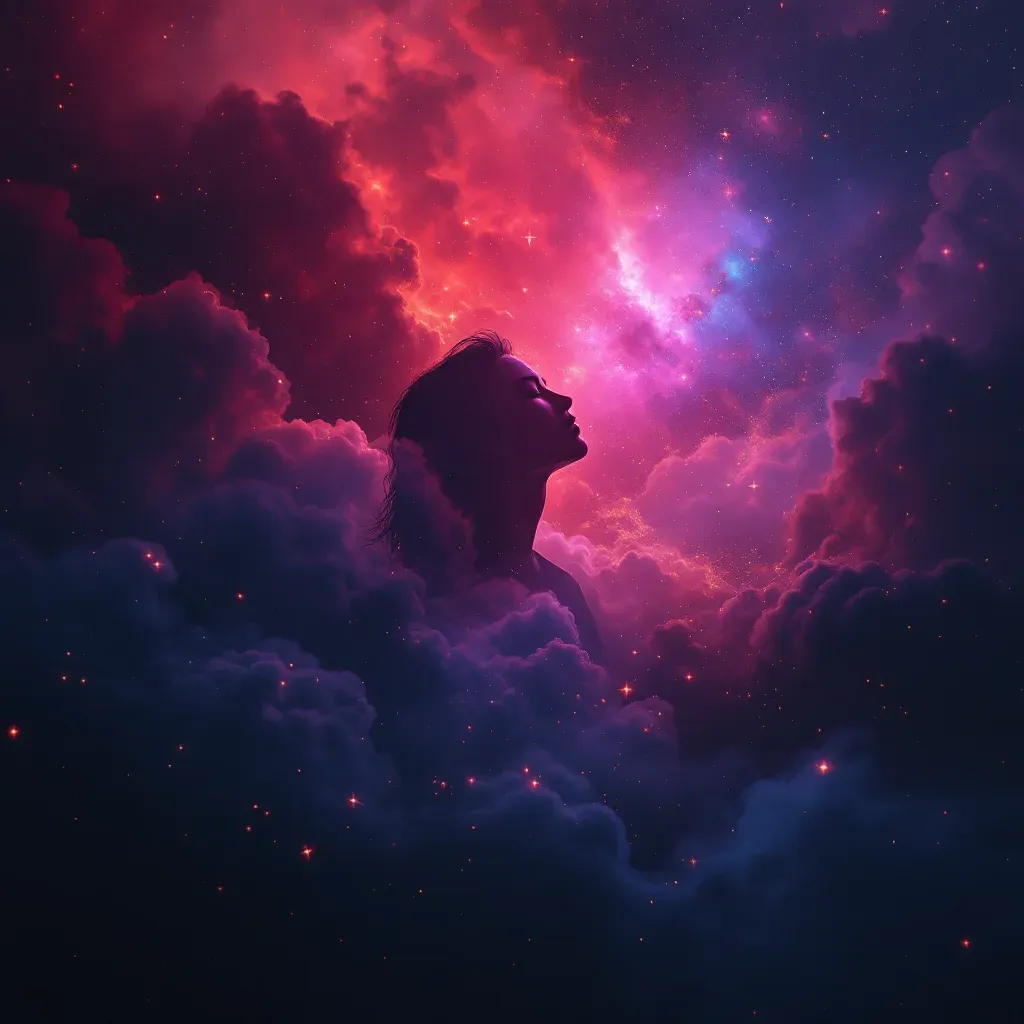 Verla de rojo — imagen mini cósmica que representa la variante de ver a la chica amada de rojo.