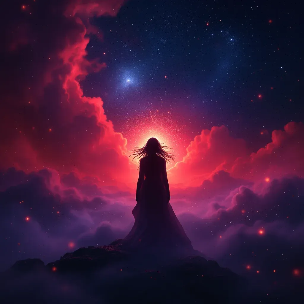 Kırmızı Hamilelik — Hamile Olduğunu sembolünün kırmızı hamilelik varyantını temsil eden cosmic mini görsel.