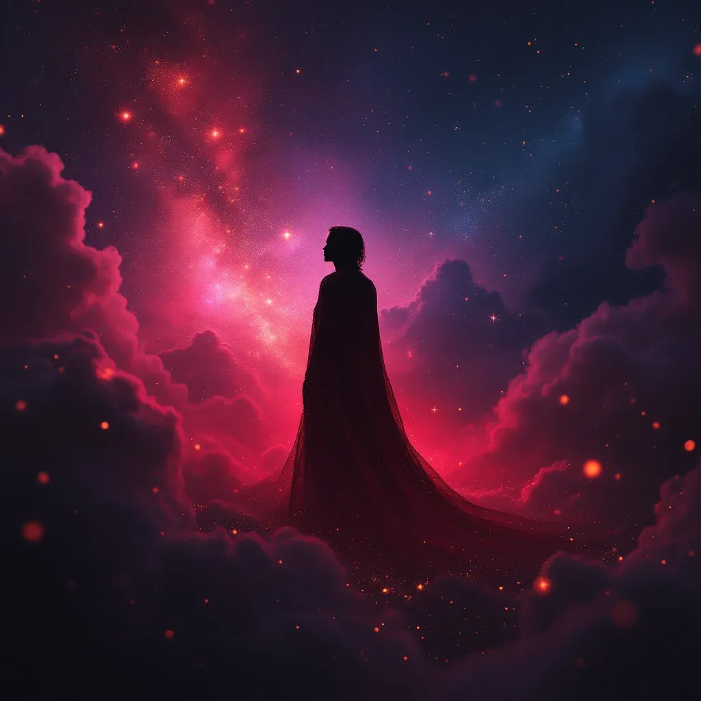 Kırmızı Renklerle Sevdiğini Görmek — Sevdiğini sembolünün kırmızı renklerle sevdiğini görmek varyantını temsil eden cosmic mini görsel.