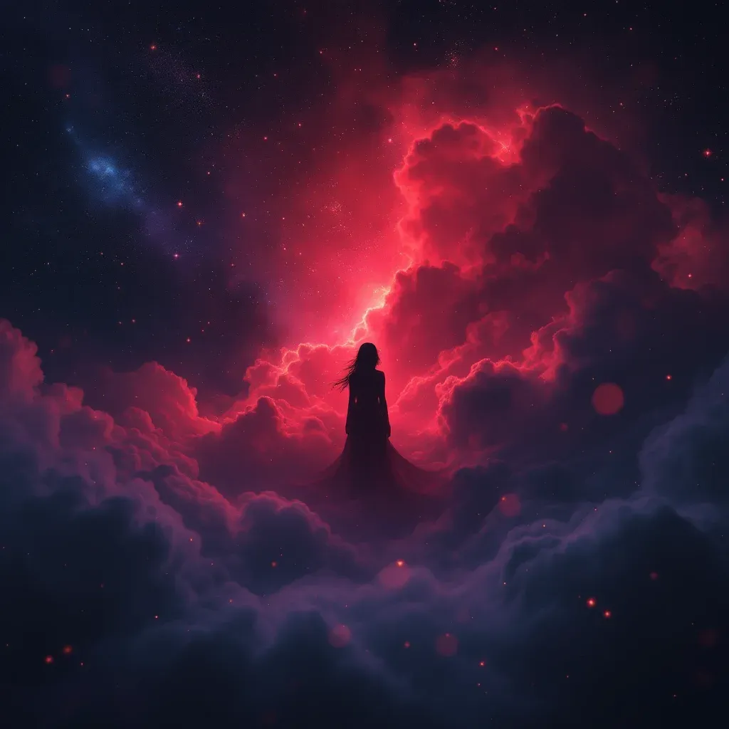 Pervertido rojo — imagen mini cósmica que representa la variante roja del símbolo Ver que Huyes de un Pervertido en Sueños.