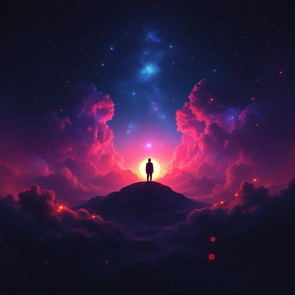 Tren rojo — Imagen mini cósmica que representa la variante de tren rojo del símbolo Verse subido a un tren en sueños.