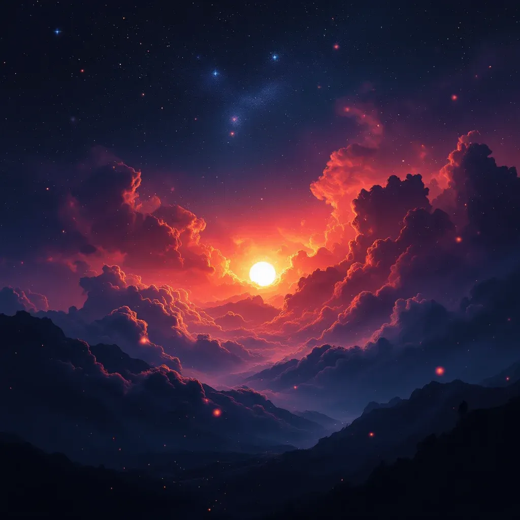 Red Newborn Baby — A cosmic mini image representing the red newborn baby variant of the Newborn Baby symbol.
