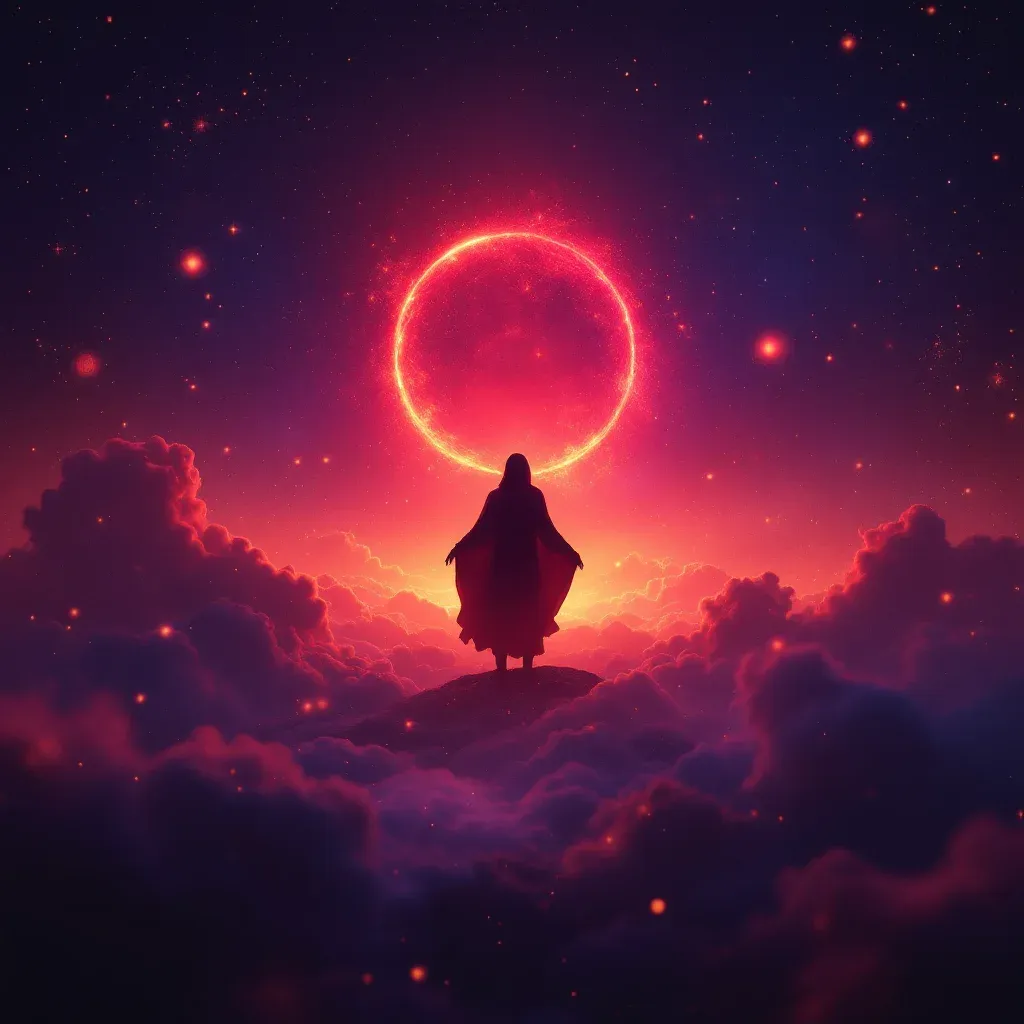 Teñirse de rojo — imagen mini cósmica que representa la variante de teñirse de rojo del símbolo de verse con el cabello teñido en sueños.