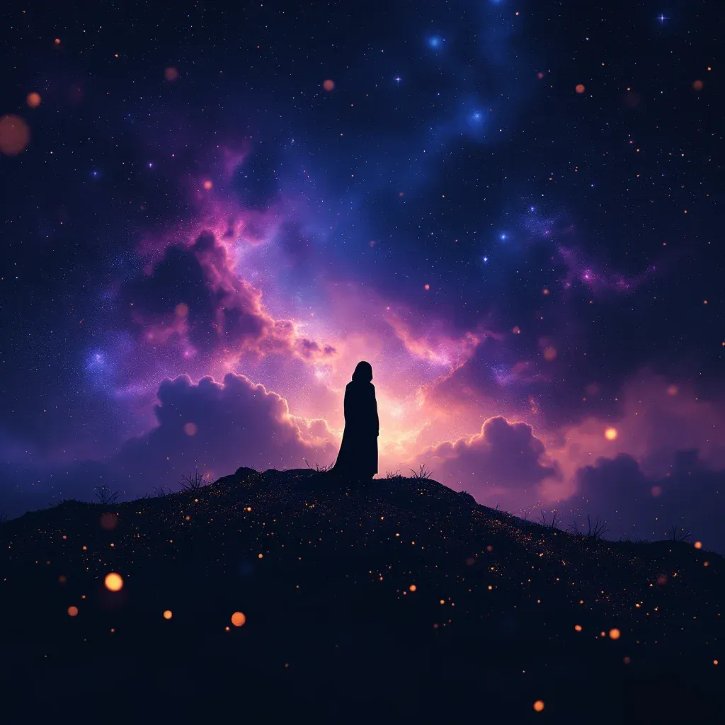 No poder entrar por miedo — imagen mini cósmica que representa la variante de no poder entrar por miedo del símbolo de no poder entrar en la noche de bodas.