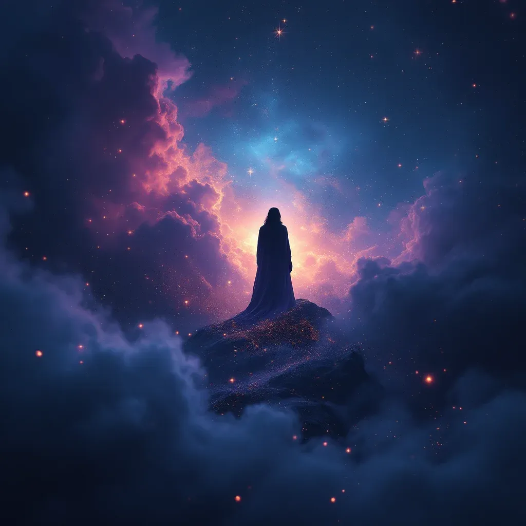 深棕色狗 — 象征棕色狗的深棕色变体的宇宙感小图。