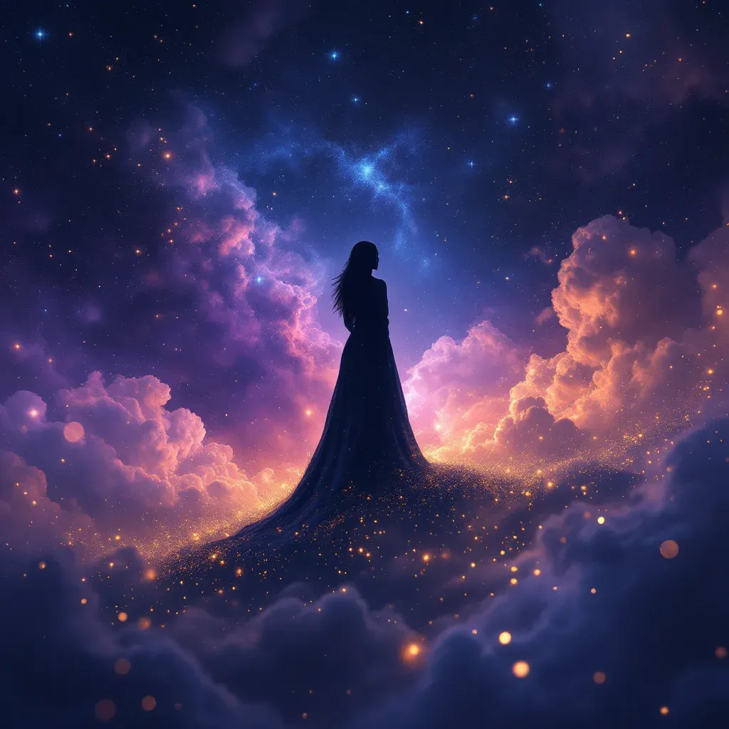 Tonos Azules y Pantalla Serena — imagen cósmica mini que representa la variante de tonos azules y pantalla serena del símbolo de ver interpretaciones de sueños de Ihya.org.