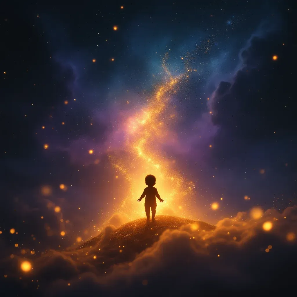 Sarı Bebek — Bebek sembolünün sarı bebek varyantını temsil eden cosmic mini görsel.