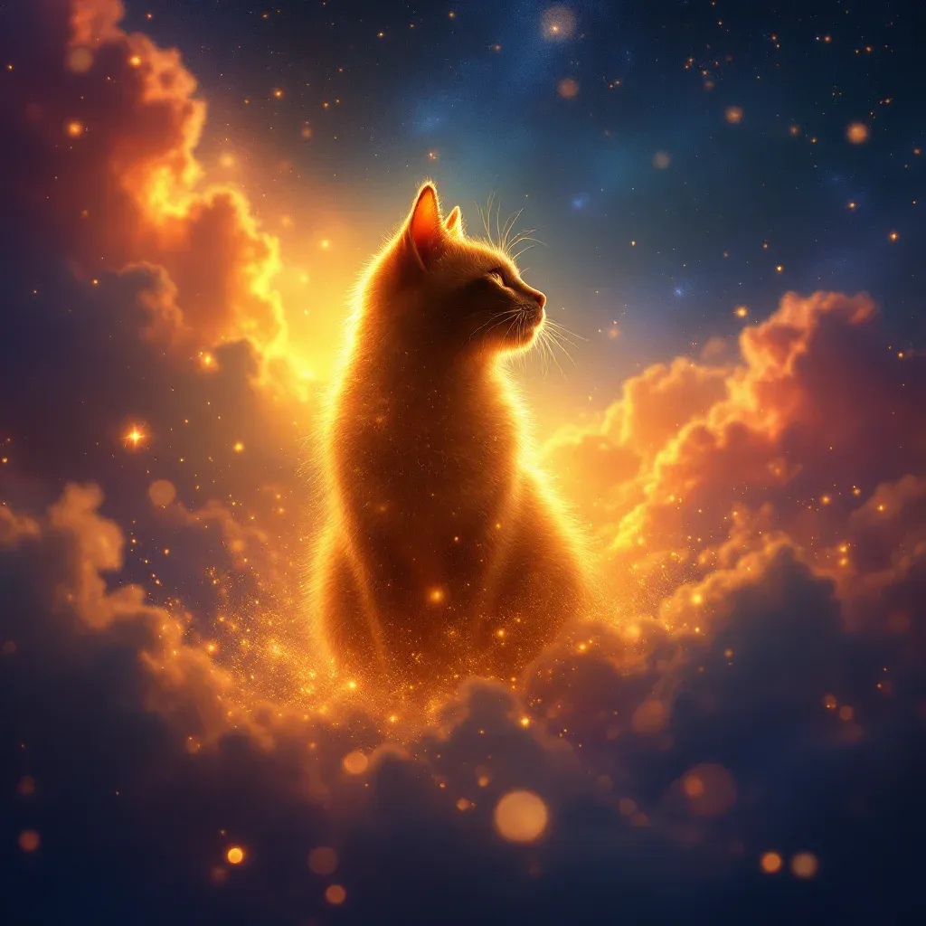 Sarı Kedi — Kedi sembolünün sarı kedi varyantını temsil eden cosmic mini görsel.