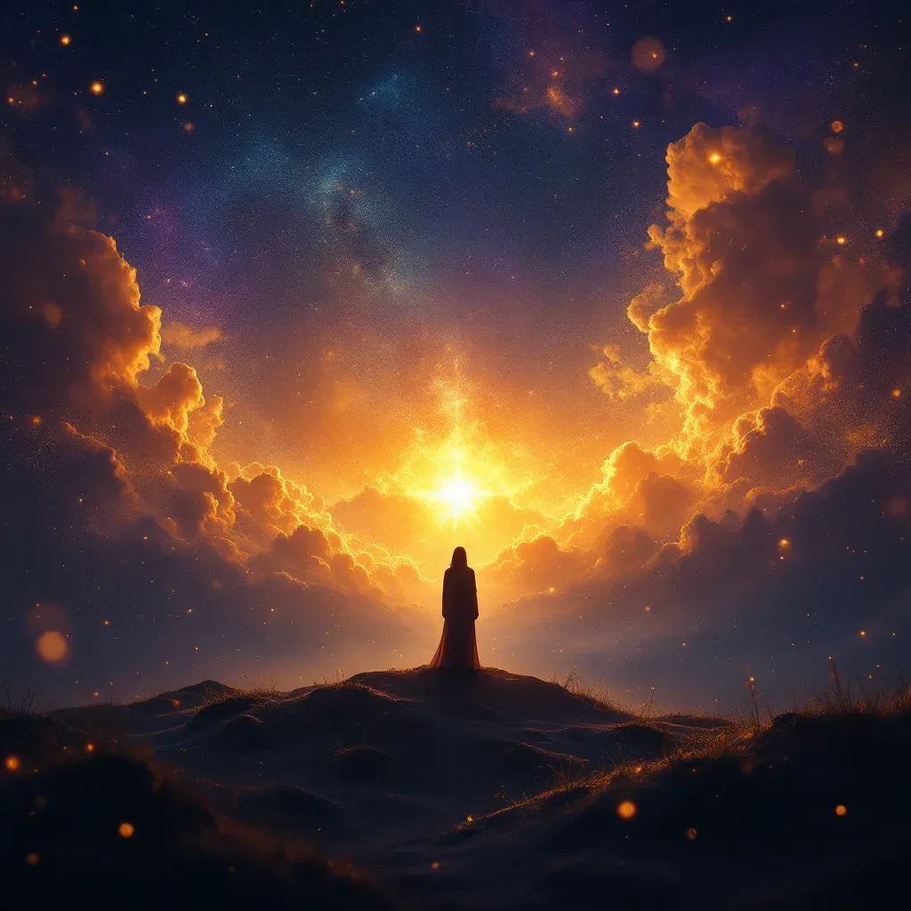 Vello amarillo — imagen cósmica en miniatura que representa la variante de vello amarillo del símbolo de soñar con ver vello en la zona íntima en el islam.