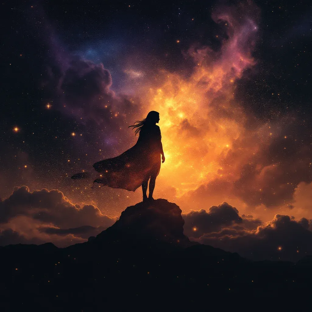 Vello amarillo en la axila — imagen cósmica pequeña que representa la variante de vello amarillo del símbolo de que te crece vello en la axila.
