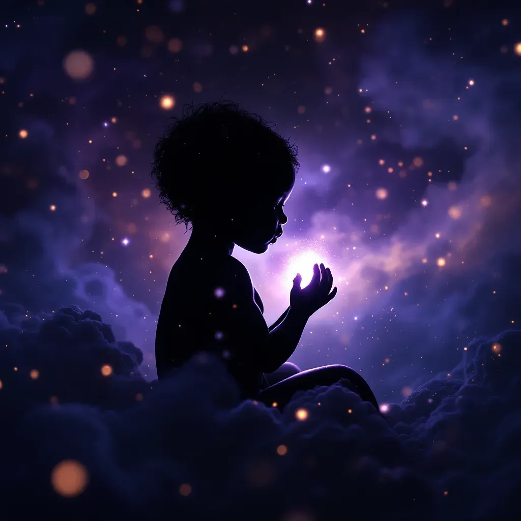 Siyah Bebek — Bebek sembolünün siyah bebek varyantını temsil eden cosmic mini görsel.