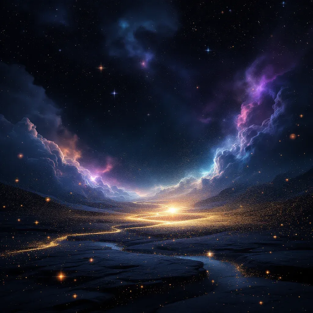 Siyah Deprem — Ruyada Deprem Gormek sembolünün siyah deprem varyantını temsil eden cosmic mini görsel.
