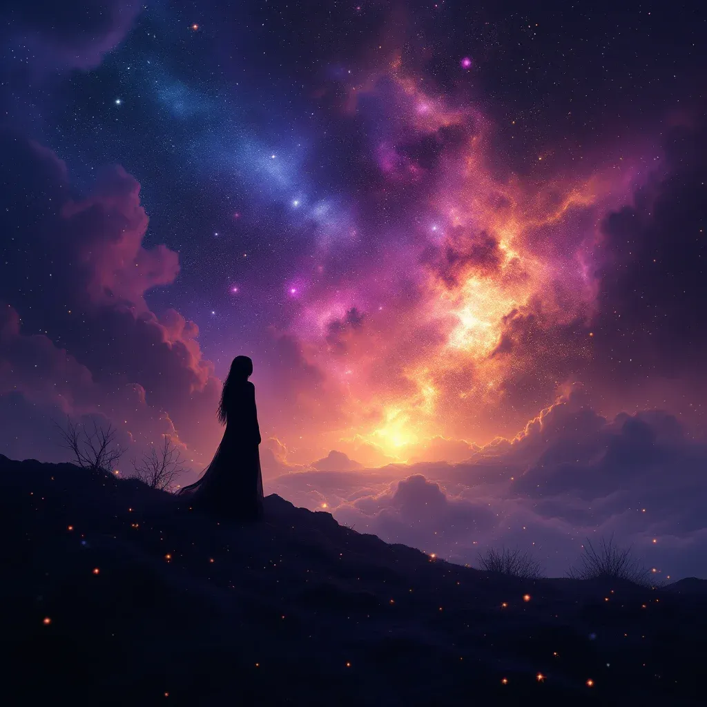 Siyah Kız Çocuğu — Kız Çocuğu sembolünün siyah kız çocuğu varyantını temsil eden cosmic mini görsel.