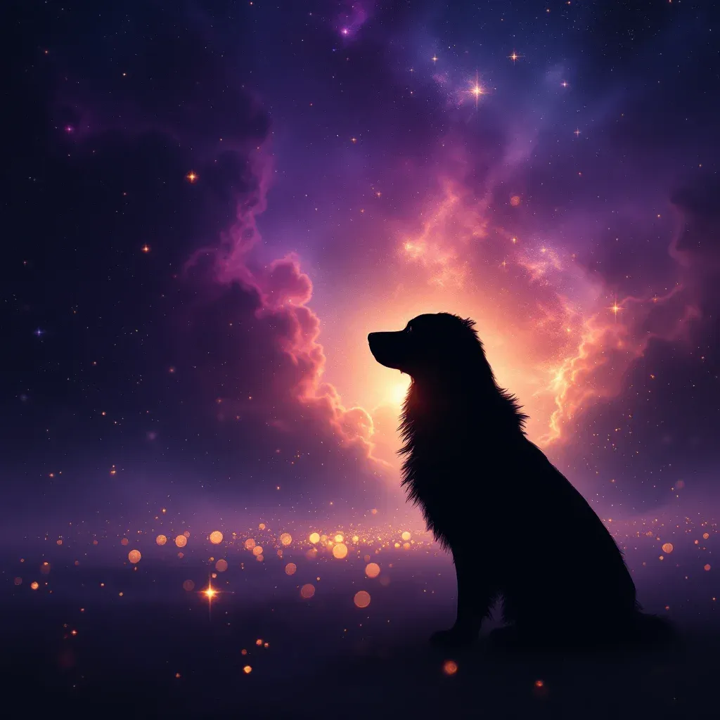 Siyah Köpek — Köpek sembolünün siyah köpek varyantını temsil eden cosmic mini görsel.