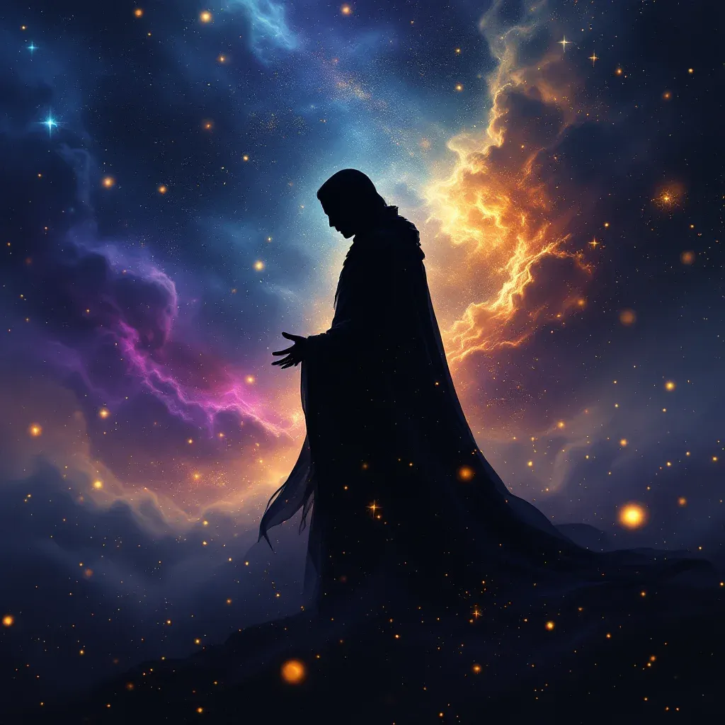 Siyah Ölmüş Baba — Ölmüş Babayı sembolünün siyah ölmüş baba varyantını temsil eden cosmic mini görsel.