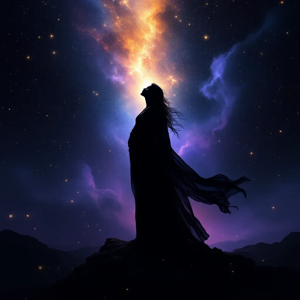 Siyah Ünlü Birini Görmek — Ünlü Birini sembolünün siyah ünlü birini görmek varyantını temsil eden cosmic mini görsel.